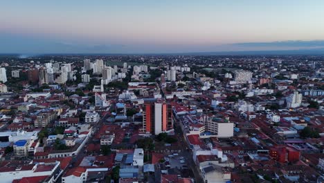 Disparo-De-Drone-Panorama-Horizonte-Atardecer