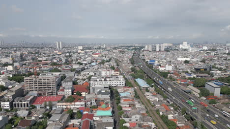Traffic-Flows-Steadily-Out-Of-Kota-Tua-Towards-West-Jakarta