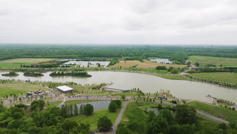 Panorama-Del-Parque-Shelby-Farms-Cerca-Del-Centro-De-Memphis-En-El-Condado-De-Shelby,-Tennessee,-Estados-Unidos