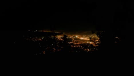 Cerca-De-Timelapse,-Ciudad-De-La-Orotava-En-Tenerife,-Islas-Canarias