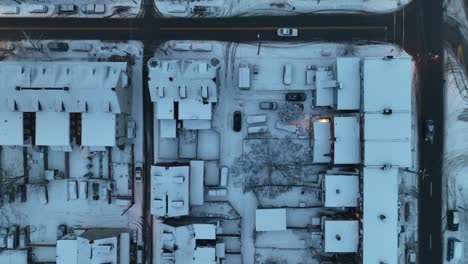 Birds-eye-view-of-a-snow-covered-neighborhood