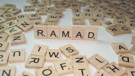 Scrabble-game-tile-letters-form-word-RAMADAN-on-white-table-top
