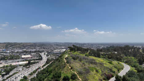 Elysian-Park-Los-Angeles-with-view-of-Freeway