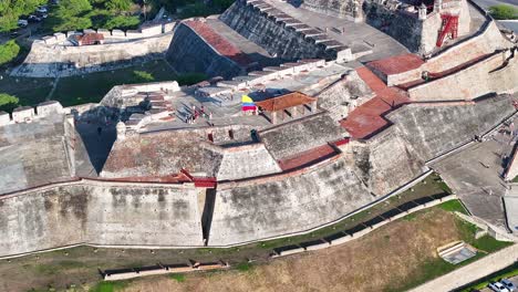 Schloss-San-Felipe-In-Cartagena-De-Indias-In-Bolivar,-Kolumbien