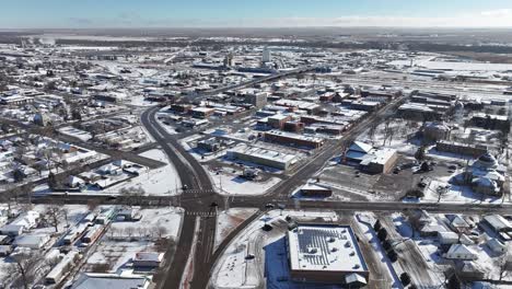 Sterling-Colorado-Mirando-Hacia-El-Este-Zoom-Aéreo-De-Drones