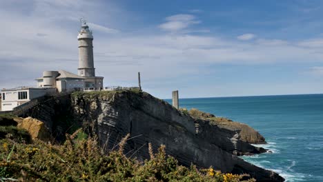 Lighthouse-Ocean-Coast-Beach-Landscape-4K