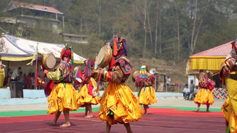 This-is-traditional-Buddhist-festival-held-every-year-in-pedong-monastery