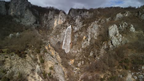 Skakavica-waterfall-among-the-rocks-of-wild-Montenegro-nature