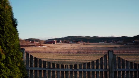 Timelapse-Of-Farm-Field-In-Indre-Fosen,-Norway