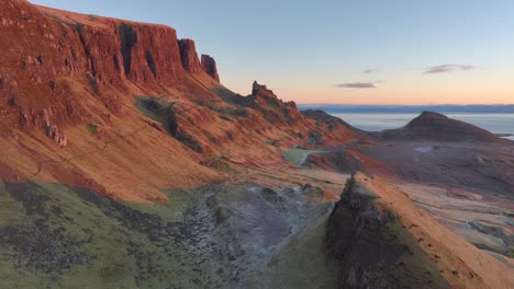 Scottish-mountain-landslip-scenery-in-winter-at-early-dawn