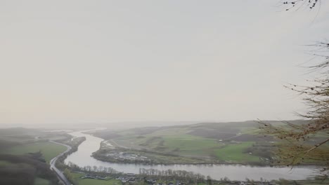 Pan-shot-of-river-Tay-from-Kinnoull-Hill-in-Perth-Scotland