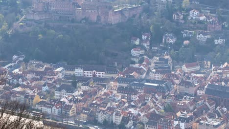 View-of-Heidelberg-Palace-ruins-and-old-town