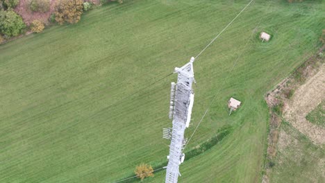 Very-high-telecoms-tower-UK-drone,aerial