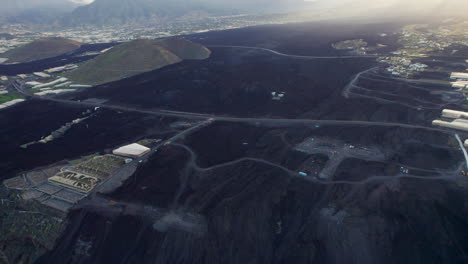 Fantastic-aerial-view-of-the-great-volcanic-belt-of-the-Tajogaite-volcano-that-erupted-on-La-Palma-in-2021