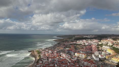 Fly-Above-City-of-Ericeira-in-Portugal-04