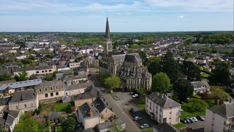 Saint-Remi-or-Saint-Remy-church,-Château-Gontier-in-France