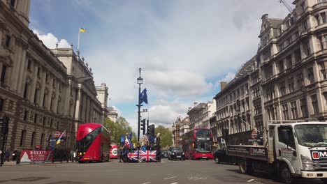 Wide-shot-of-a-pro-Europe-protest-at-the-City-of-Westminster