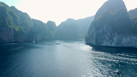 Nebliger-Nebliger-Morgen,-Maya-Bay