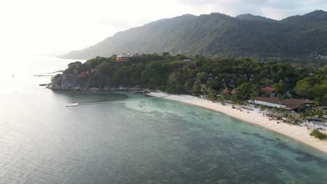 Incredible-scenery-on-island-at-sunset-from-drone