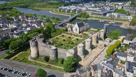 Schloss-Angers-Im-Loiretal,-Frankreich