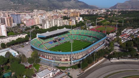 Amazing-Establishing-Drone-Shot-Above-Renzo-Barbera-Stadium