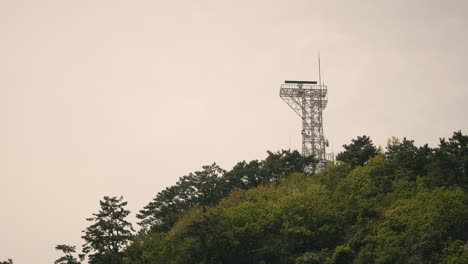 high-altitude-communication-station-perched-atop-a-scenic-mountain