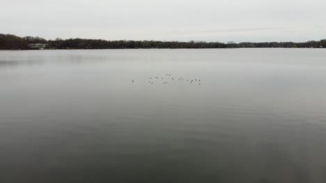 Reeds-Lake-East-Grand-Rapids-Michigan-Drohnen-Luftaufnahmen