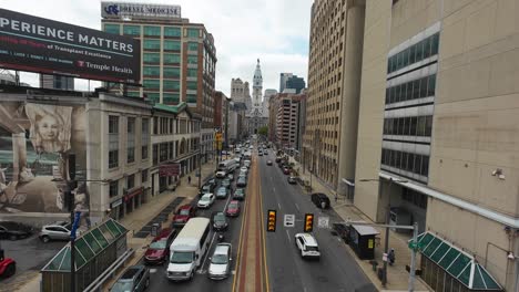 Luftaufnahme-Des-Rathauses-Von-Philadelphia-Und-Der-Broad-Street