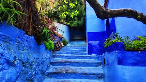 Chefchaouen-Marruecos-Ciudad-Azul-Hermoso-Lugar-Turístico-En-El-Norte-De-áfrica