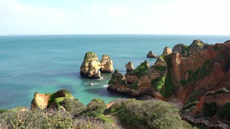 Camilo-Beach,-Algarve,-Lagos,-Portugal