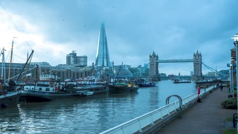 An-Evening-View-Back-into-Central-London-From-Wapping