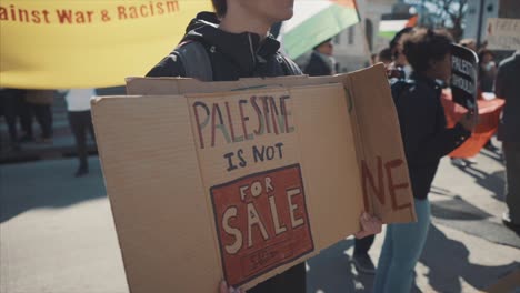 Schild-„Palästina-Steht-Nicht-Zum-Verkauf“-Vor-AIPAC