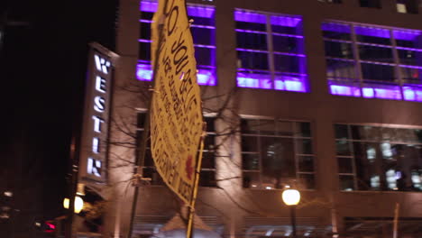 Protestors-at-Vancouver-Winter-Olympics-2010-Escorted-by-Police