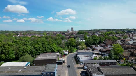 The-Wincheap-industrial-estate-in-Canterbury-with-the-Canterbury-Cathedral-on-the-horizon