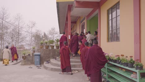 Zimmer-Eines-Buddhistischen-Mönches-Außerhalb-Des-Klosters