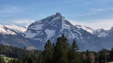 High-snowy-alpine-mountains