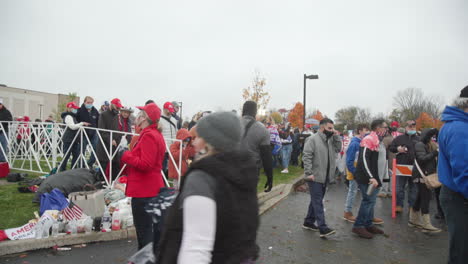 A-line-outside-a-Trump-rally-in-Pennsylvania-before-the-2020-election