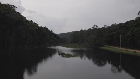 Brasilien-Regenwald-Fluss-Drohne-Luft-Vorwärts
