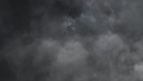 Blick-Auf-Ein-Gewitter-In-Grauen-Wolken-Mit-Blitzeinschlägen