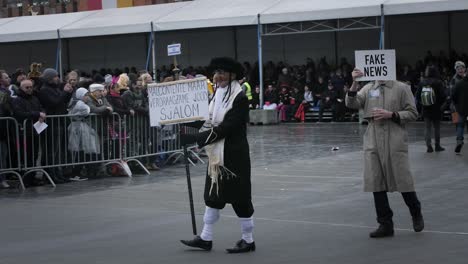 Carnaval-Aalst-or-Carnival-of-Aalst-parade-footage