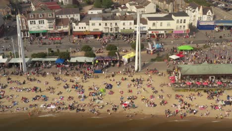 Luftaufnahmen-Der-Strandpromenade-Von-Southend-Bei-Der-Shakedown-Aktion-In-Southend