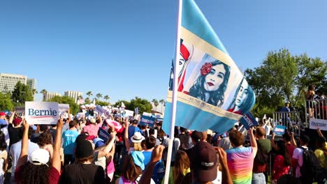 Unas-2.500-Personas-Se-Reunieron-Para-El-Mitin-Político-De-Bernie-Sanders-En-San-José,-California.