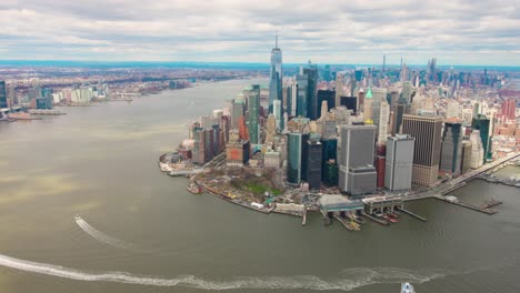 Skyline-Von-New-York-Aus-Dem-Hubschrauber-Manhattan-Financial-District