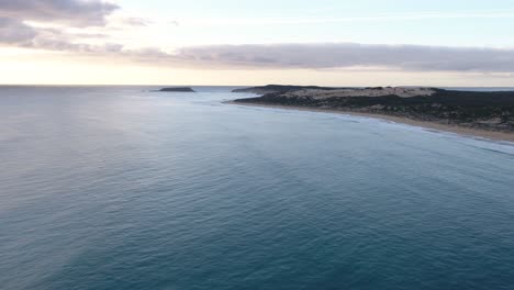 Drohnenaufnahmen-Des-Sonnenuntergangs-Auf-Der-Yorke-Halbinsel,-Südaustralien