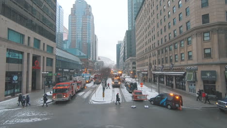 Incident,-emergency-situation-and-Fire-trucks-in-city