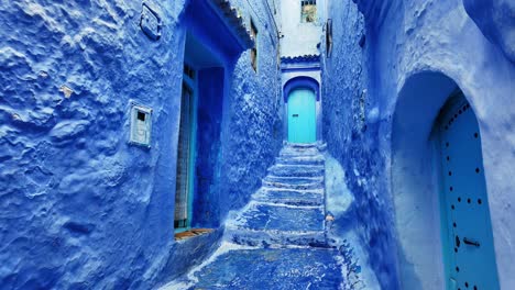 Chefchaouen-Blaue-Stadt-Medina-Im-Norden-Von-Marokko-Chaouen