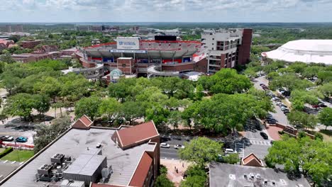 aerial-pullout-from-"the-swamp"-football-stadium-on-university-of-florida-campus