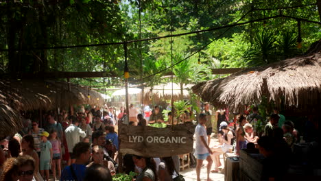 Tourists-and-locals-enjoying-famous-landmark-Sunday-market-offerings