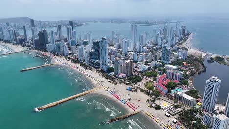 Boca-Grande-In-Cartagena-In-Bolivar,-Kolumbien
