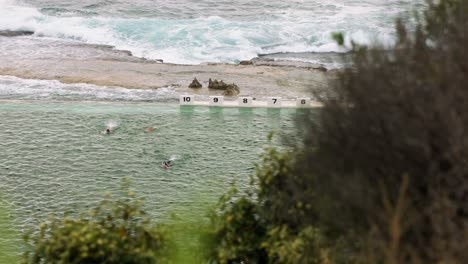 Merewether-Ocean-Baths,-Newcastle,-NSW,-Australien